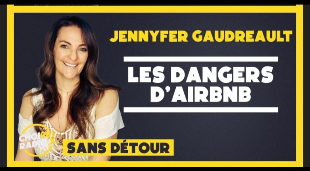 Les dangers d'AirBNB - Jennyfer Gaudreault